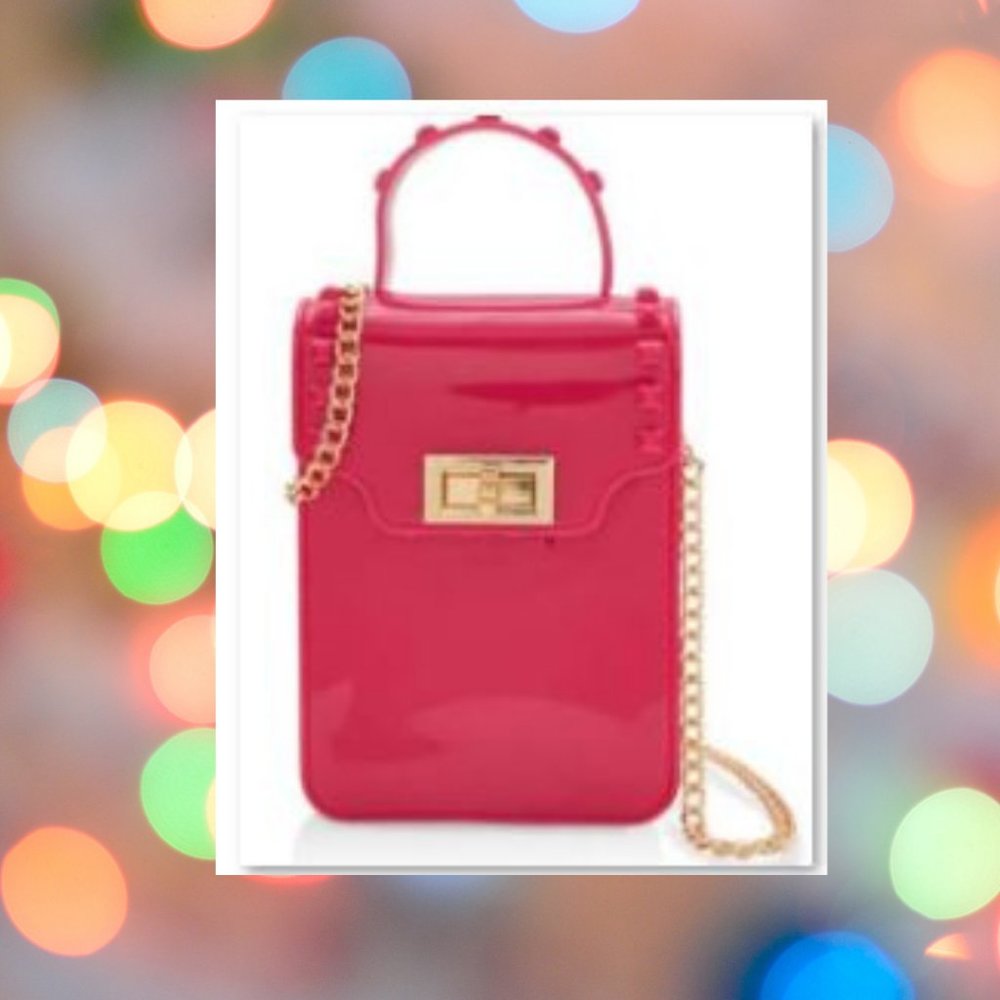 Chain Strap Jelly Crossbody purse